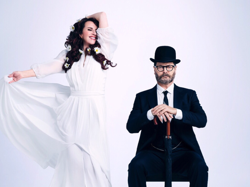 Celebrity Couples With Huge Age Gaps Between Them Nick Offerman and Megan Mullally