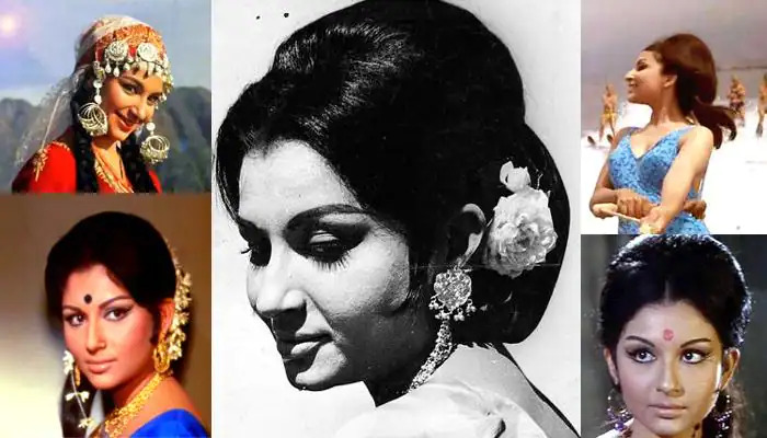 Popular Hollywood And Bollywood Hairstyles Sharmila Tagore