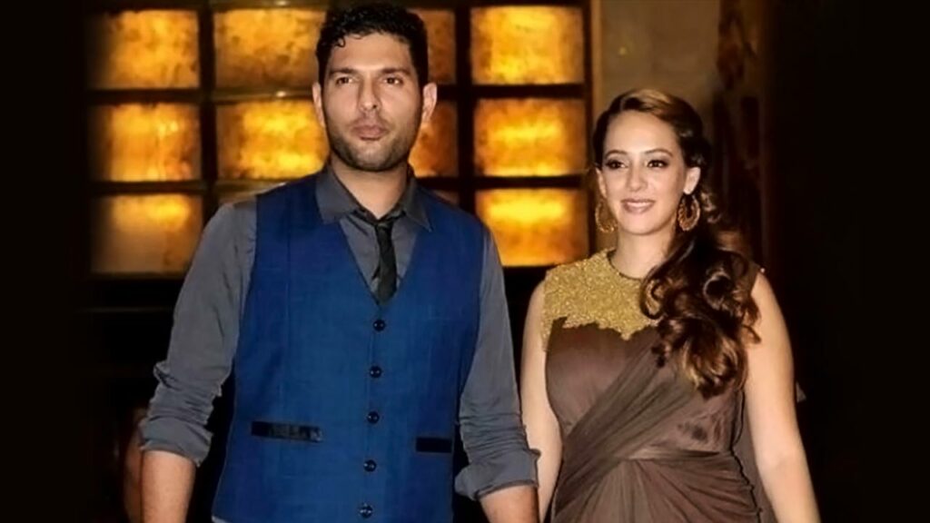 Hazel Keech and Yuvraj Singh