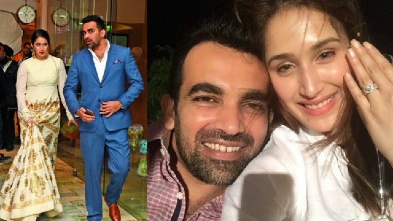 Sagarika Ghatge and Zaheer Khan