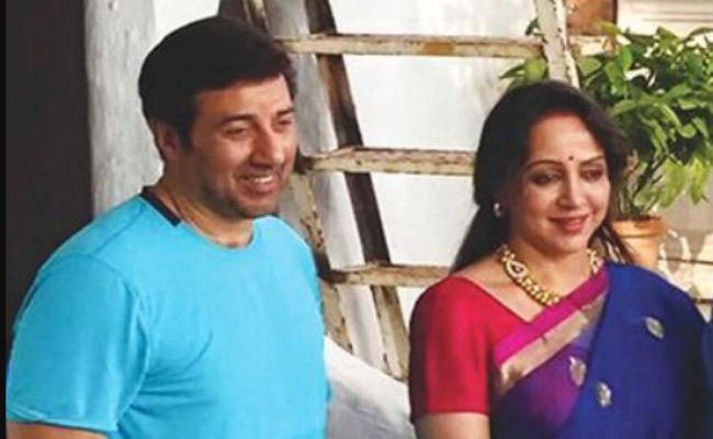 Hema Malini and Sunny Deol