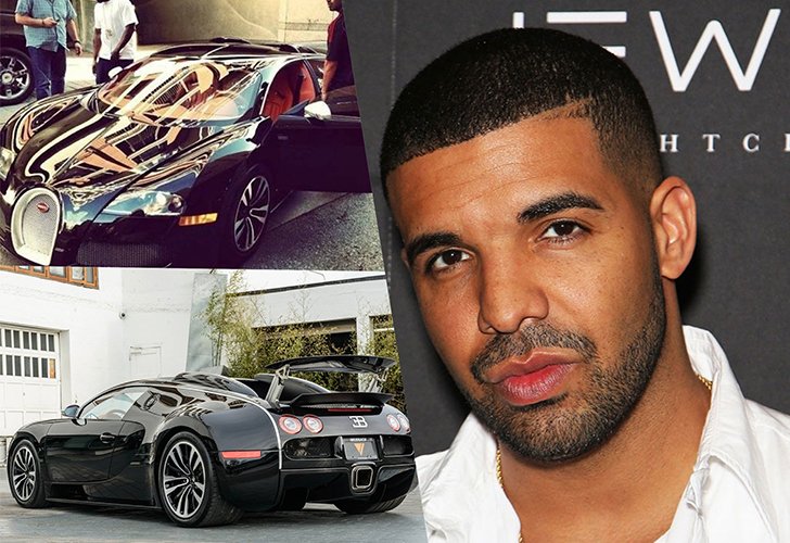 Drake with Bugatti