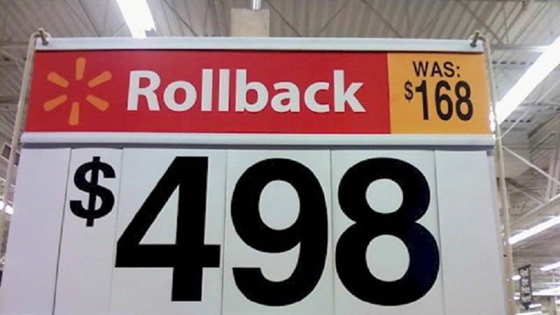 Funny Walmart Sign